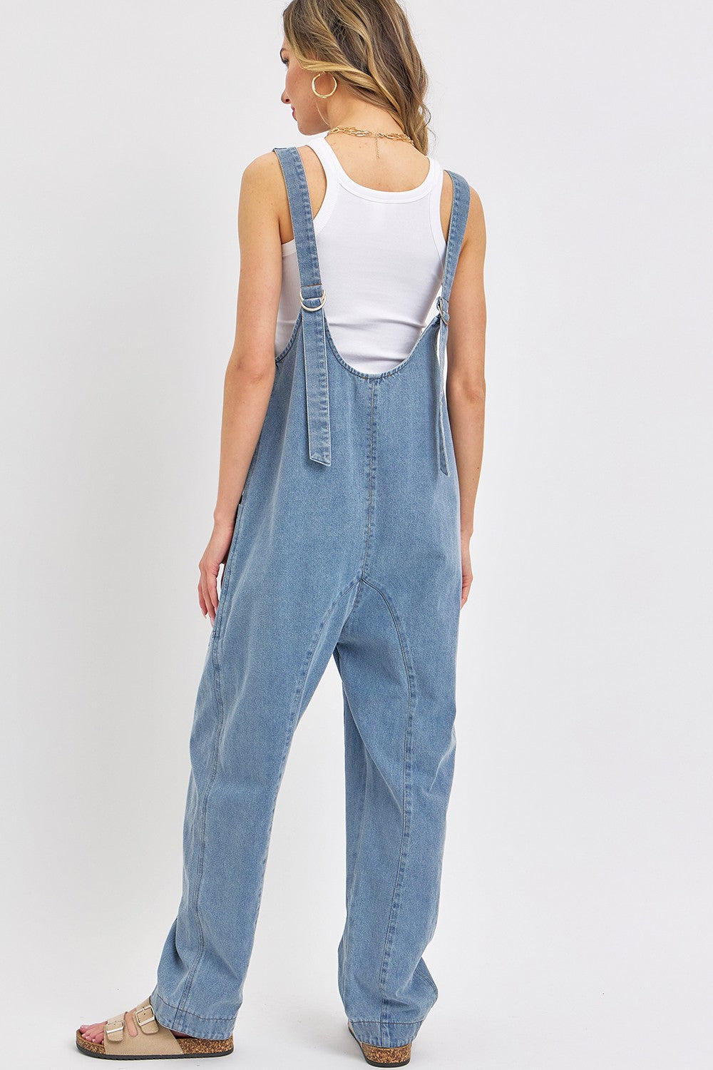 Overall Denim Jumpsuit