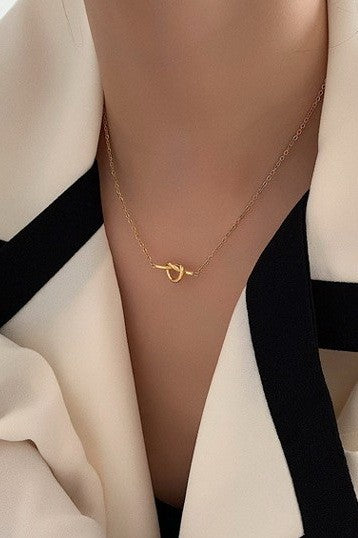 Titanium Steel Knotted Necklace