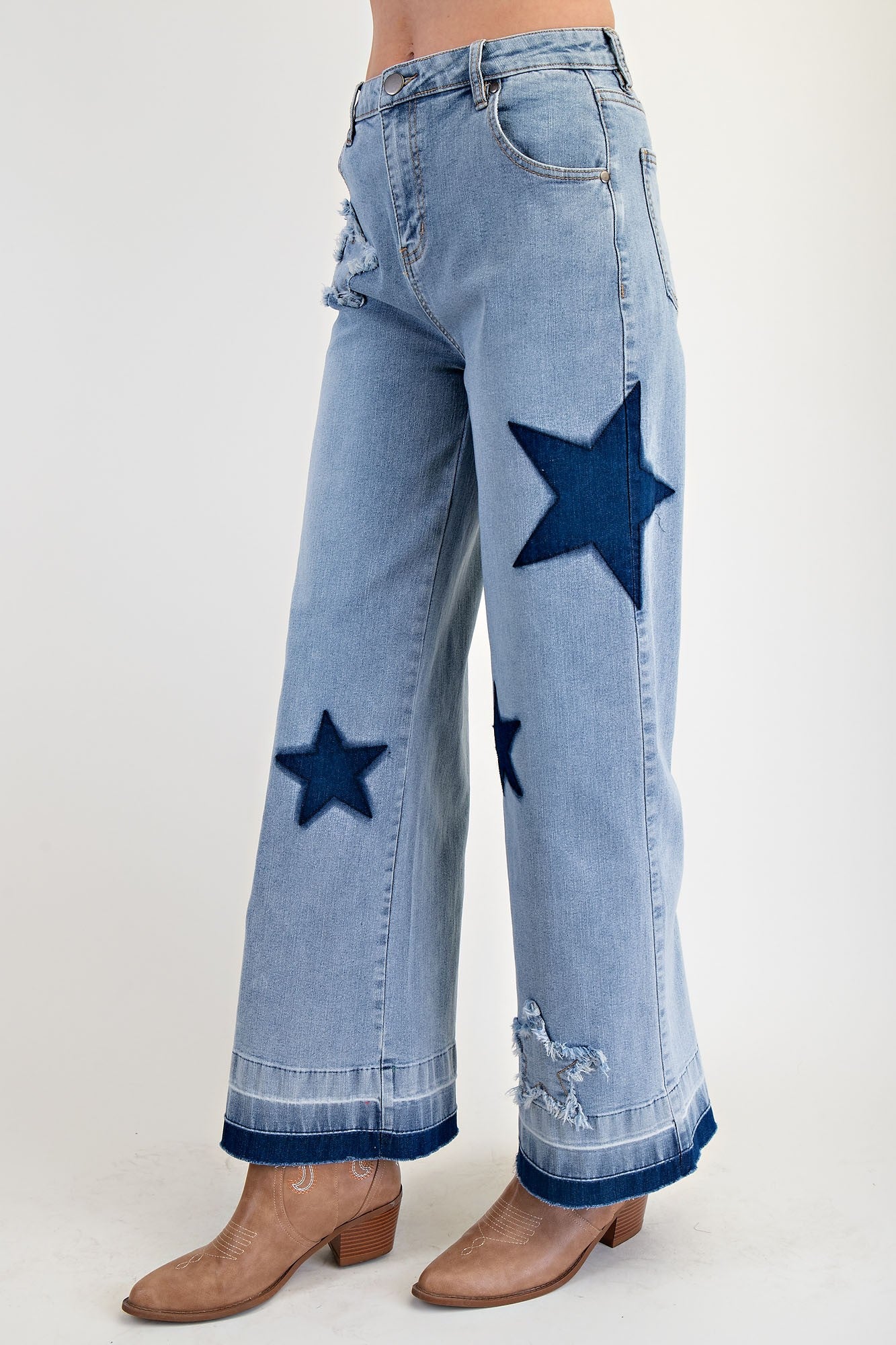 Summer Star Wide Leg Denim Pants