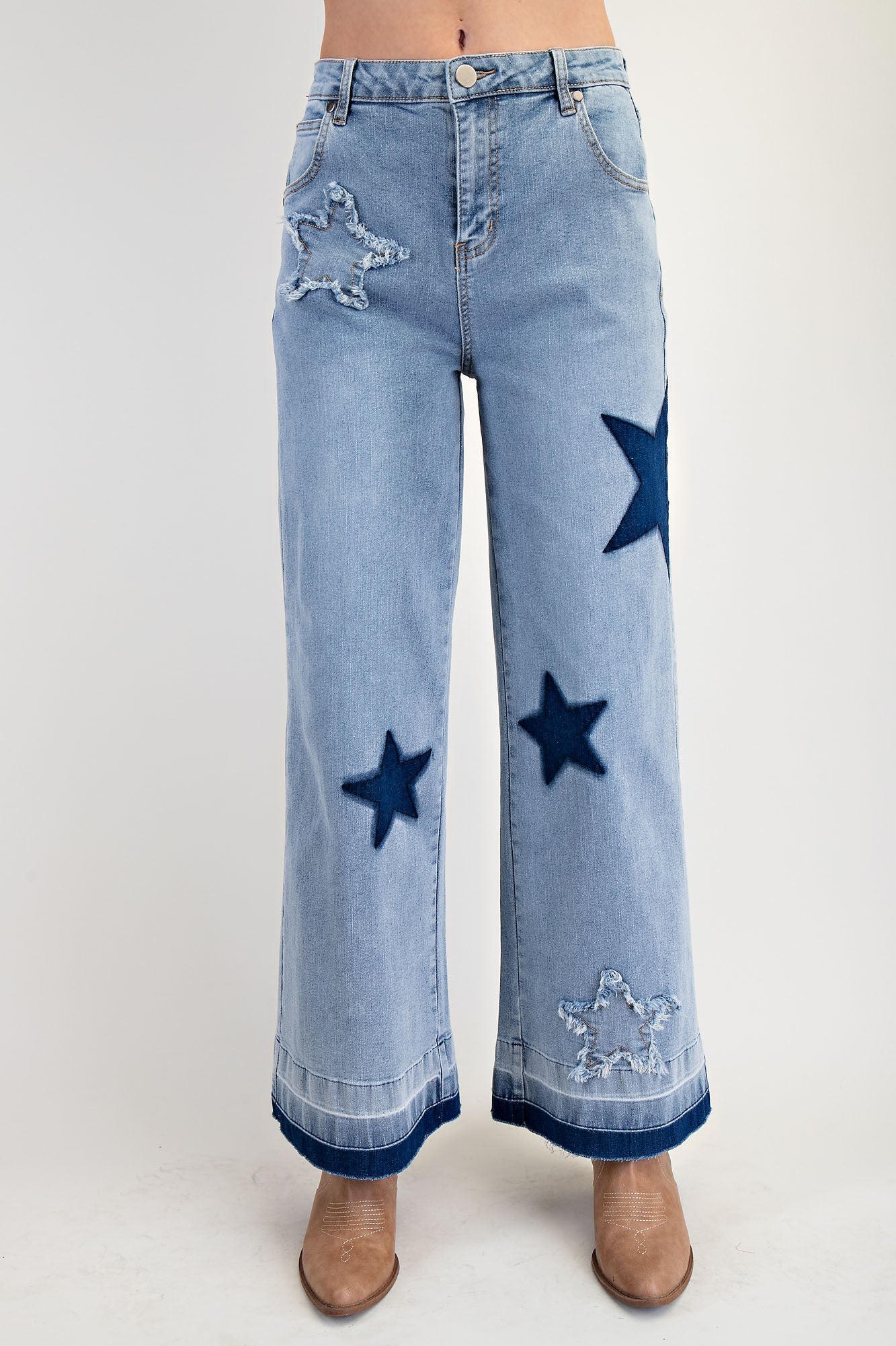 Summer Star Wide Leg Denim Pants
