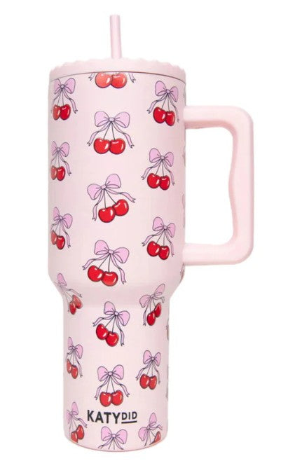 Cherry Bow 38oz Tumbler
