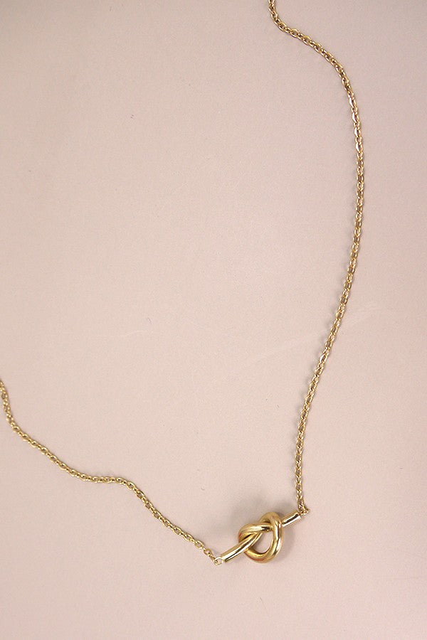 Titanium Steel Knotted Necklace